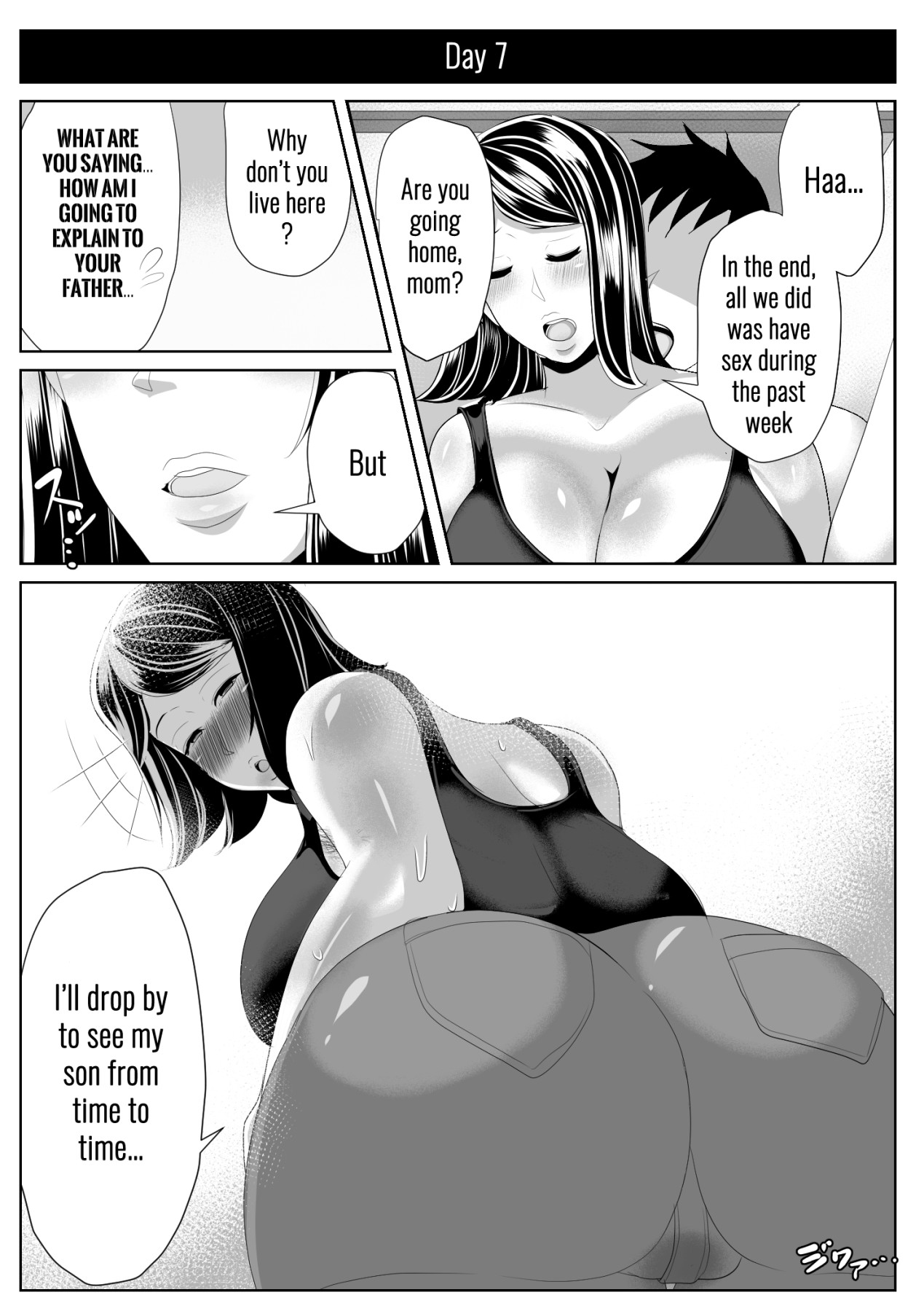 Hentai Manga Comic-A Hot Seven Days With Mom-Read-35